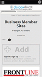 Mobile Screenshot of members.glasgowdirect.info