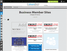 Tablet Screenshot of members.glasgowdirect.info